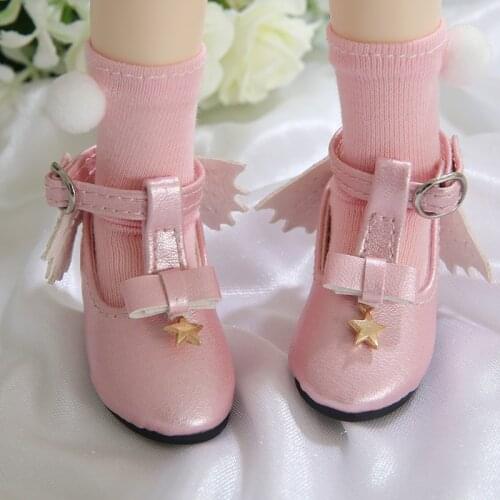 1/6 BJD Doll Shoes for YOSD Littlefee AI Doll Body Lovely Style Fashion Doll Accessories PU Material Doll Shoes Kpop Plush Doll