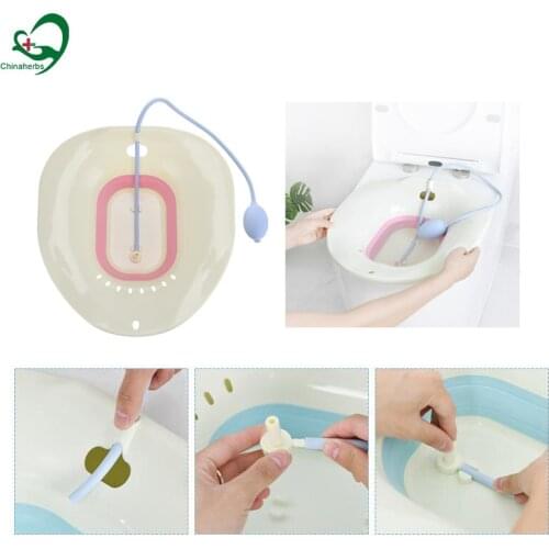 1 PC Fold up Yoni Steam Seat Over Sitz Bath Kit Prostatitis Hemorrhoids Steamer Vaginal Steaming Tool V Steam Chair Douche