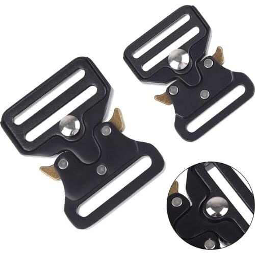 2 Sizes Metal Strap Buckles for Webbing DIY Bag Luggage Clothes Accessories Clip Buckles