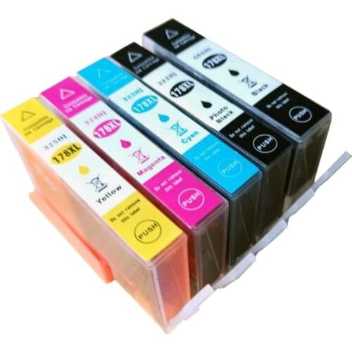 5 Compatible ink cartridge for HP 178 HP178 XL HP Photosmart 7515 B109a B109n B110a Plus B209a B210a Deskjet 3070A 3520 printer