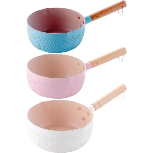 Non-Stick Frying Pan Omelette Breakfast Cookware Noodles Milk Soup Pots Thicked Saucepan