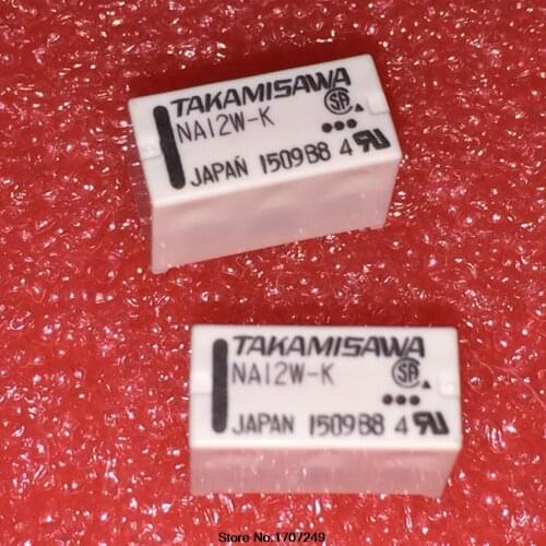 Free Shipping 10pcs/lot 100% new original TAKAMISAWA signal relay NA12W-K 12V/8PIN/2A