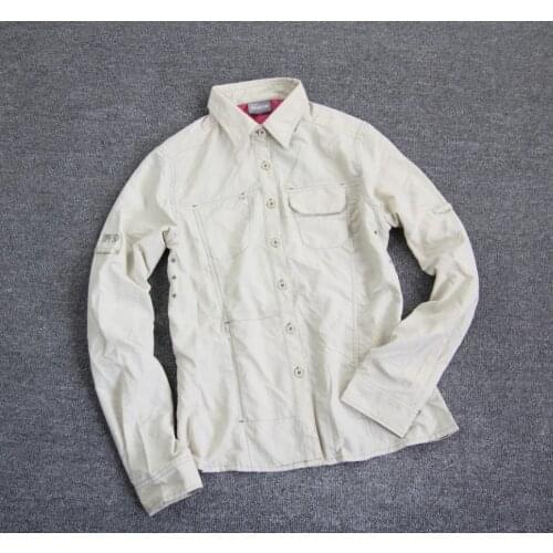 Free shipping! - High quality Womens quick dry outdoor shirt fishing shirt camping shirt