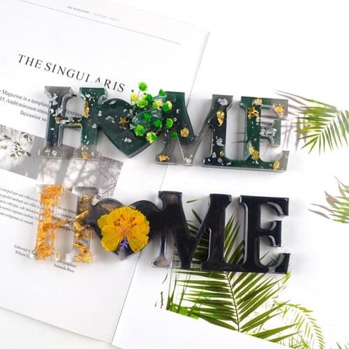 DIY Home Family Love Epoxy Resin Casting Mould Ornament Making Silicone Mold