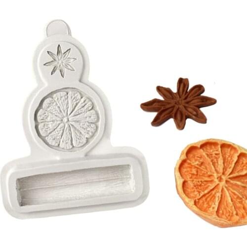 Mimosa Leaf Form Chocolate Mold Lemon Shape Silicone Cake Fondant Molds Candy Bar Cake Decorating Moulds