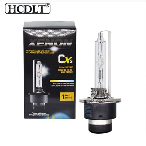 HCDLT 2PCS Car Headlight 55W Xenon D2S HID Replacement Bulbs 35W D4S 6000K 4300K 5000K 8000K Metal D2 D4 Xenon Headlamp Bulb