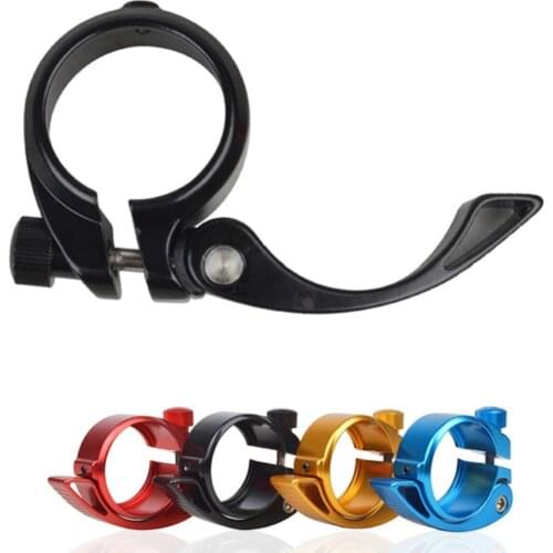 40.8mm Bicycle Pipe Clamps Cycling Seatpost Clamp QK Clamp Collar MTB Road Bike Quick Release Clamp 1pcs