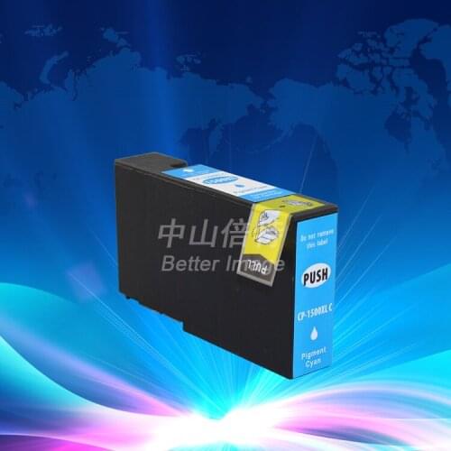 INK WAY 2 pack of PGI-1500XL Cyan ink cartridge for Canon MB2050 MB2350