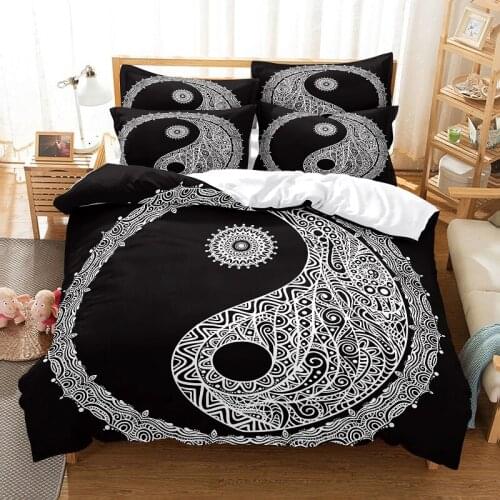 Bedding set duvet cover set 3d bedding digital printing bed linen queen size bedding set fashion design