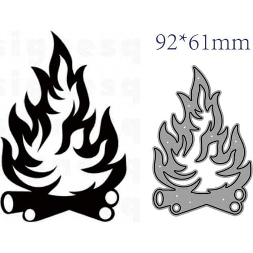 Flame Shape Metal Cutting Die DIY for Scrapbooking Decoration Crafts