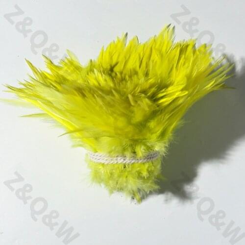 New 1 pair of natural 4-6 inch feather dyed fluorescent color DIY dream catcher jewelry material decoration accessories
