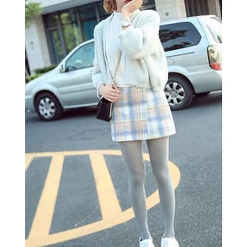 New Spring Winter Women Tights Stripe Velvet Hosiery Solid Candy Color Collants Femme Standard Stockings Pantyhose For Woman