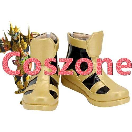 Masked Rider Muteki Gamer Cosplay Shoes Boots Kamen Rider Halloween Carnival Cosplay Costume Accessories