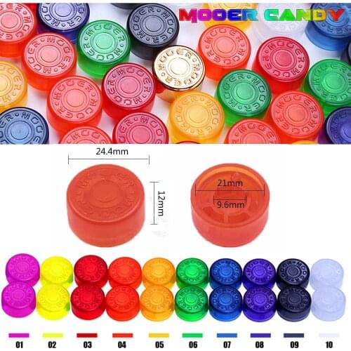 MoonEbassy Candy Color Electric Guitar Pedal Foot Nail Cap FootSwitch Toppers Knob Accessories