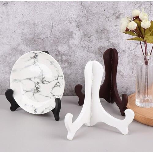 Portable Easels Plate Holders Photo Display Stand Display Dish Rack Home Decor