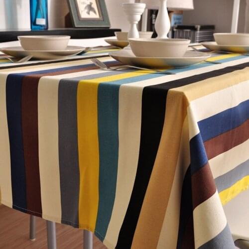 Simple pastoral small fresh table cloth rectangular round table cloth home hotel table cloth