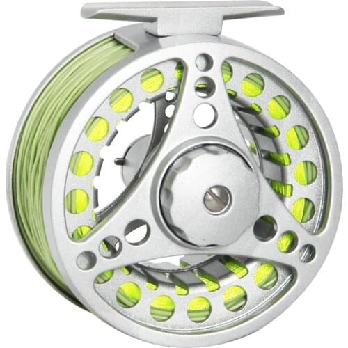 Angler Dream High Quality 1/2/3/4/5/6/7/8WT Fly Reel Large Arbor Aluminum Fly Fishing Reel Hand-Changed Fishing Reel Combo