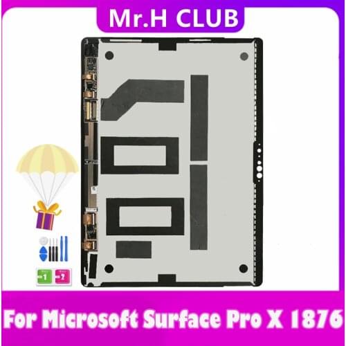 Grade AAA+ 13" LCD For Microsoft Surface Pro X prox 1876 LCD Display Touch Screen Digitizer Assembly Replace For Surface Pro X