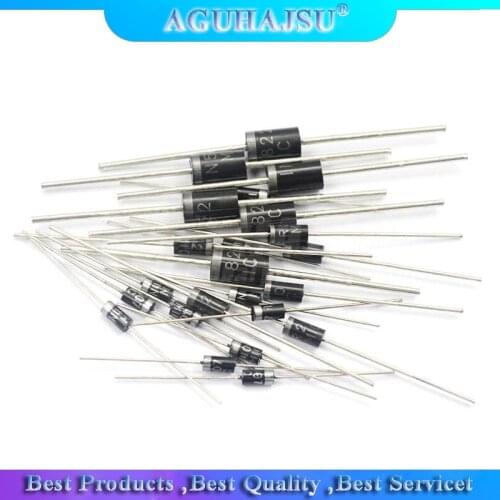 100PCS 1N4007 1N5819 1N4001 UF4007 FR107 FR157 FR207 1N4004 1N4937 HER107 RL207 1N5817 1N5399 DO-41 Rectifier Diode