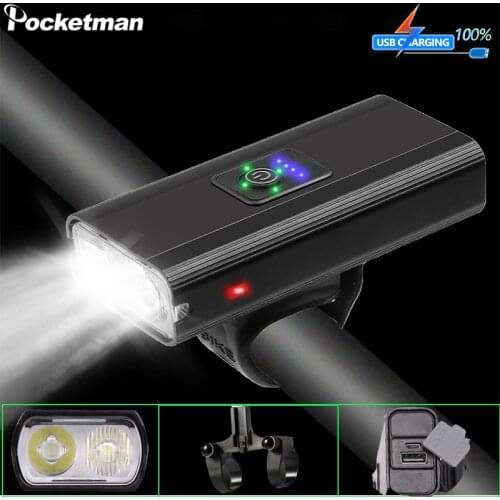 15000LM Bicycle Light USB Rechargeable Bike Light Waterproof Bicycle Front Light Built-in Battery Bike Head Light Bike Head Lamp