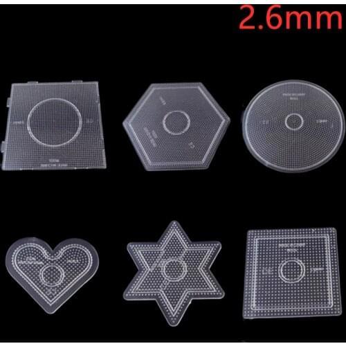 2.6mm Hama Beads for Kids Craft Fuse Beads Puzzle Pegboards Patterns DIY Toy Perler Puzzles Template