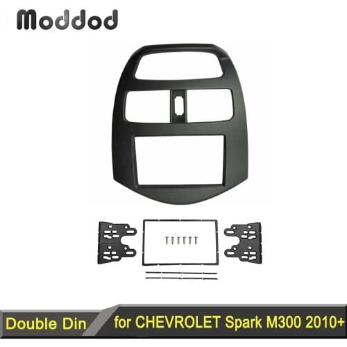 2 Din Fascia for Chevrolet Spark M300 Daewoo Matiz Holden Radio GPS DVD Stereo CD Panel Dash Mount Installation Trim Kit