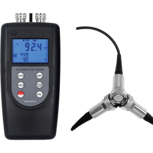 3 Channel Vibration Meter,Three Analyzer VM-6380-3