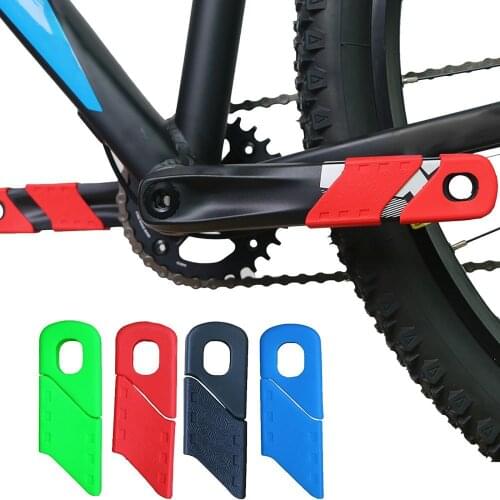 4pc Bicycle Accessories Mountain Bike Crank Cover Protector Silicone Arm Sleeve MTB Cycling Crankset Scratch-resistant Frame