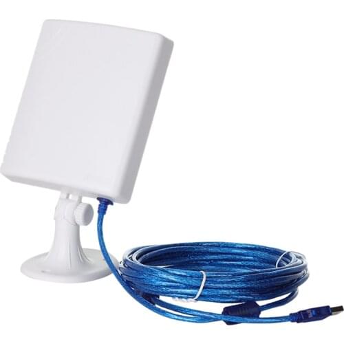 Promotion! 150Mbps High Gain 14DBi Antenna 5M Cable Wireless USB Adapter High Power Outdoor Waterproof Long Range Wifi Receiver