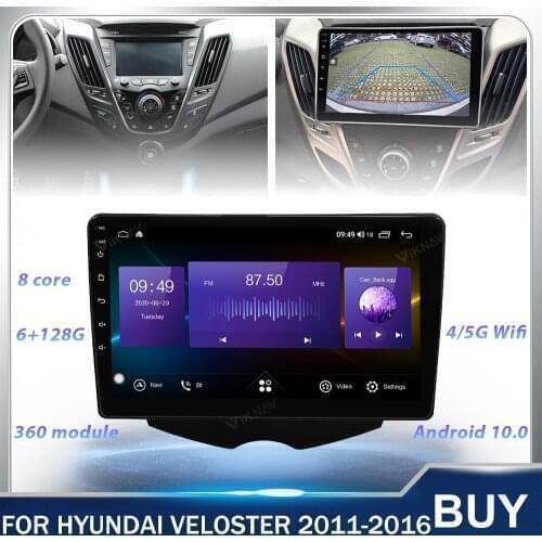 2 Din Android 128G Car Radio GPS Navigation For Hyundai Veloster 2011 2012 2013 2014 2015 2016 Car Multimedia Player Head Unit