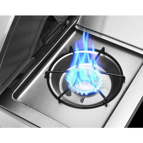 Free shipping HIGH-END configuration and perfect appearance outdoor gas bbq grill,four burner+side burner gas bbq grill