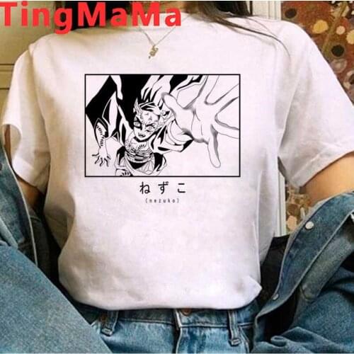Demon Slayer Kimetsu No Yaiba Tanjirou Kamado summer top clothes male plus size streetwear tumblr casual t shirt tumblr