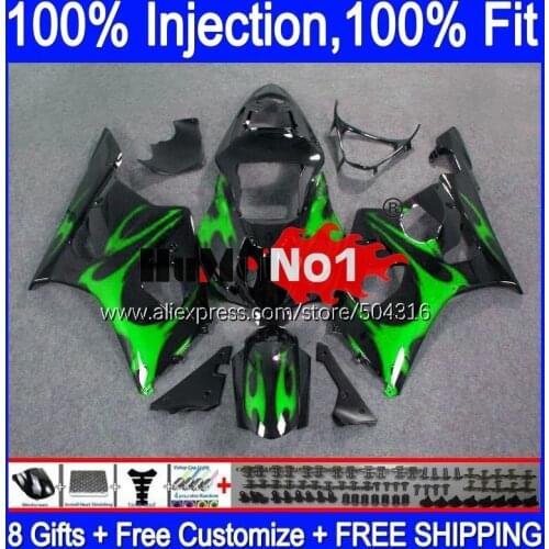 OME For SUZUKI GSXR 1000 GSXR-1000 2003 2004 20MC.199 Green Cool GSX-R1000 K2 1000CC GSX R1000 K3 03 04 GSXR1000 03 04 Fairings