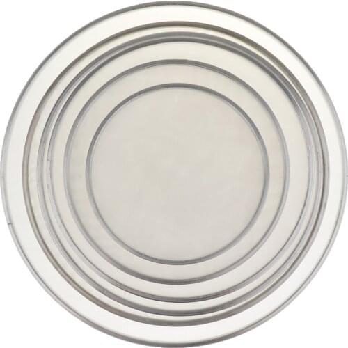 Two-Ply Mesh Drum Head Set Silent 8''10''12''13''14''16" Drumheads White