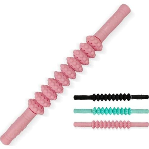 Bendable Fitness Muscle Massage Stick Roller Rod for Leg Relax Relieve Muscle Soreness Slimming Body Thin Thigh Arm THANKSLEE