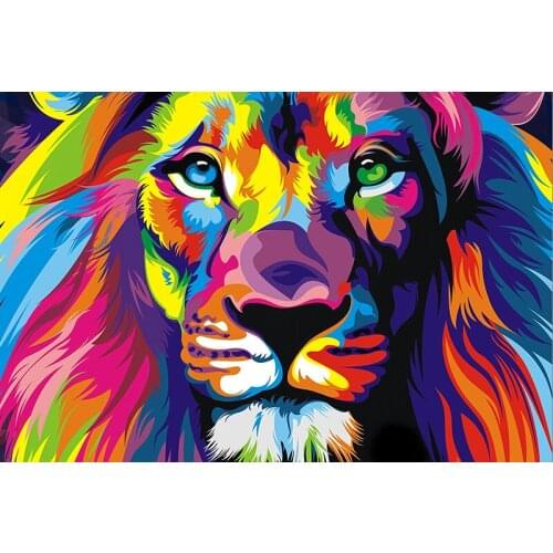 Art lion The wooden puzzle 1000 pieces ersion jigsaw puzzle white card adult childrens educational toys