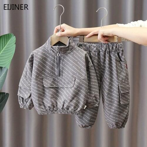 0-4years Baby Boy Clothes Set Cool Cotton Newborn Baby Boys Girls Clothes 2PCS Children Outwear Letters Kids Clothing Sets