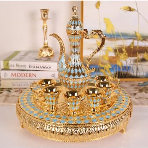 Wine glass set home European-style liquor mug trumpet upside down personality small wine glass holder wine creative ornaments