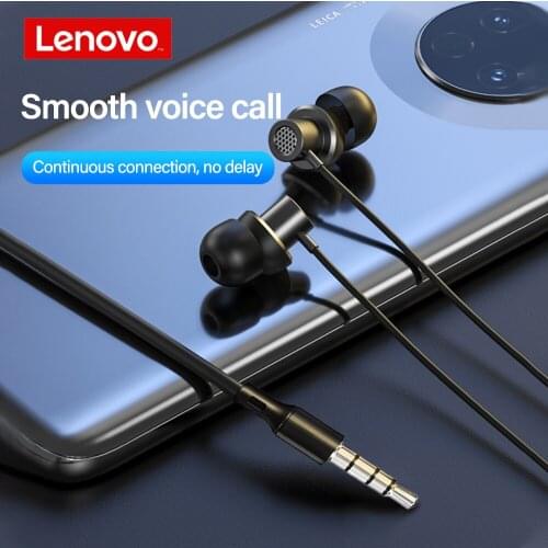 New Lenovo thinkplus TW13 Wired Earphone Headphones with Microphone 3.5mm jack Ear Phones auriculares for Xiaomi Samsung HUAWEI