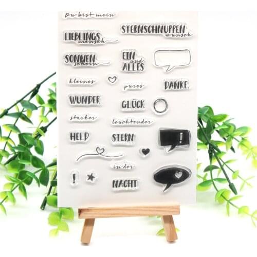 KSCRAFT Chat box Transparent Silicone stamp DIY scrapbooking / card / childrens fun decorative supplies