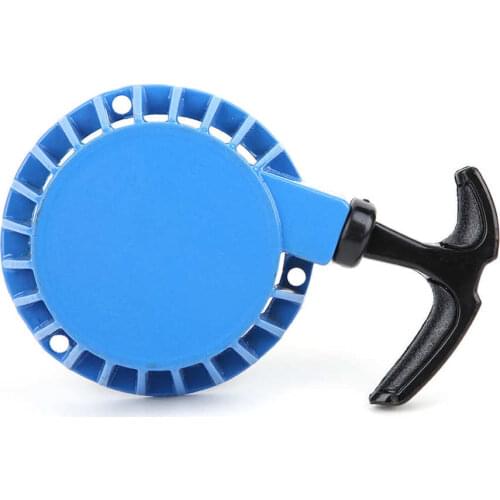 Pull Launcher Pull Start Assembly Starter Part Blue Fit for 47cc 49cc Minimoto Pocket Dirt Bike ATV Quad
