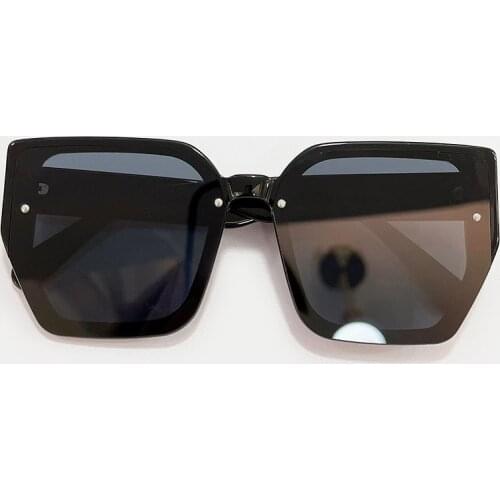 Square Sunglasses Women 2021 Vintage Brand Oversize Womens Sun Glasses Black Gradient Eyewear Oculos De Sol Female Glasses Men
