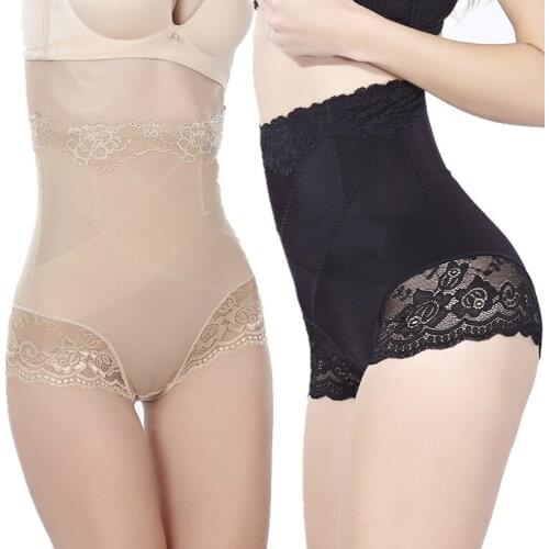 Women Waist Trainers Training Cinchers Lace Butt Lifter Panties Body Shaper Brief Seamless High Waist Beautiful Curves Underwear