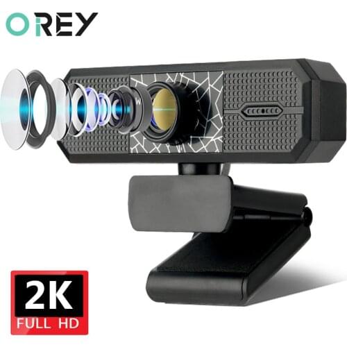 Webcam 2K Full HD Video Mini Web Camera With Microphone USB Web Cam For PC Computer Laptop YouTube Live Streaming WebCamera