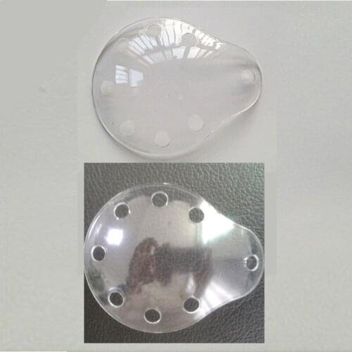 1pcs Medical transparent plastic eye mask 8-hole air permeable spoon type eye mask to prevent collision after operation