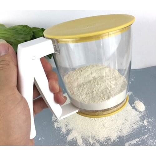 1 PC New Handheld Flour Sieve Sugar Powder Sieve Baking Tools-flour Sieve Filter Kitchen Pastry Tools Baking Tools
