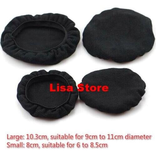 10 pairs/20pc 8cm 10.3cm Elastic Reusable Fabric Earbud Headphone Headset Ear Pads Tips Replacement Covers For Earphone MP4 H006