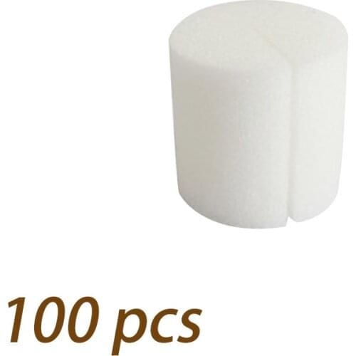 100pcs Soilless Hydroponic Seed Nursery Plant Pot Sponge Water Cultivation Tray Plant Seed Sponge System Seed Trays