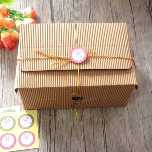 400pcs/lot Flower round Adhesive Seal Sticker for Baking package Funny Gift Label DIY Work