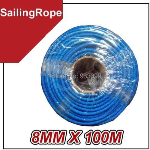 8 MM UHMPE Marine Yachting Rope Dock Lines Mooring Boats Sailing Running Rigging Strength 3200KG 100 M/Roll